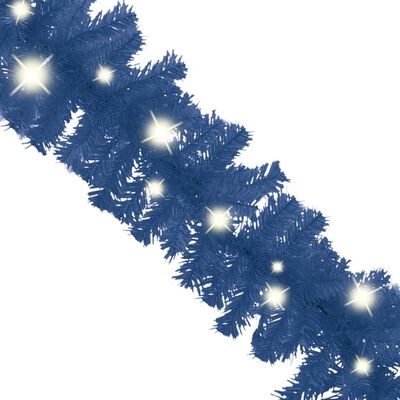 vidaXL Vianočná girlanda s LED svetielkami 10 m modrá