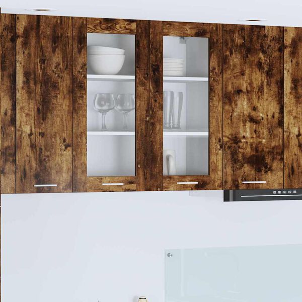 vidaXL Z&aacute;vesn&aacute; skrinka Dymov&aacute; dub 80 x 31 x 80 cm Kompozitn&eacute; drevo