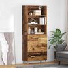 vidaXL Highboard Star&eacute; drevo 69,5 x 32,5 x 180 cm Kompozitn&eacute; drevo