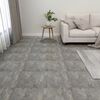 vidaXL Samolepiace podlahové dosky 55 ks, PVC 5,11 m², sivé