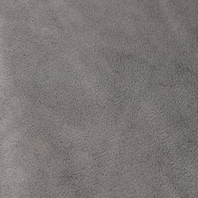 vidaXL Záťažová prikrývka s krytom sivá 137x200 cm 6 kg látka