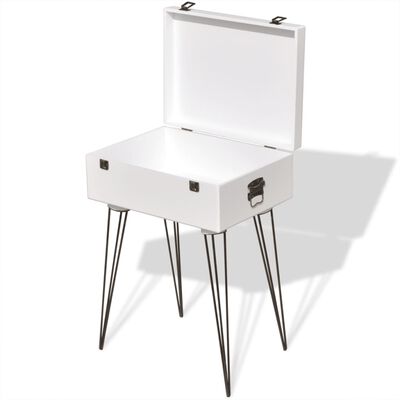vidaXL Nočné stolíky 2 ks biele 40x30x57 cm