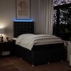 vidaXL Boxspring posteľ s matracom čierny 120x200 cm l&aacute;tka
