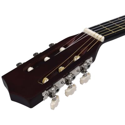 vidaXL Klasická gitara pre začiatočníkov a deti 1/2 34" lipové drevo
