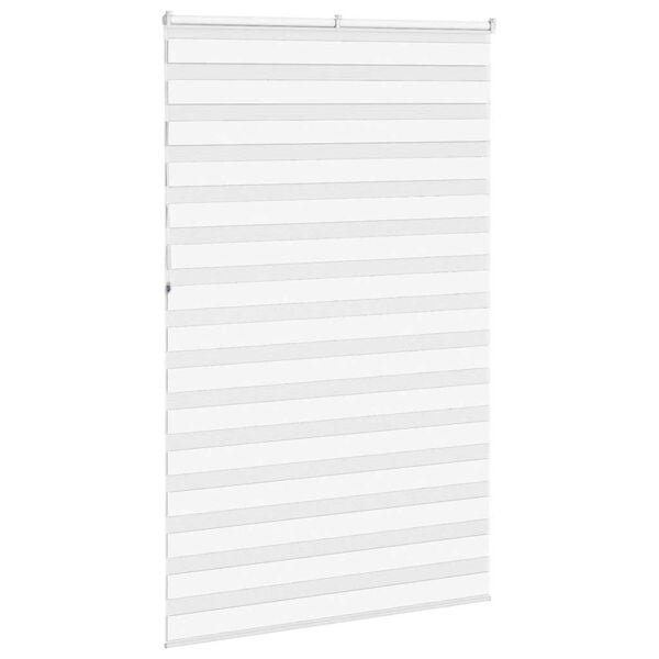 vidaXL Zebra roleta biela 150x230 cm &scaron;&iacute;rka l&aacute;tky 145,9cm polyester