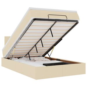 VidaXL Osmansk&aacute; posteľ s kr&eacute;mov&yacute;m matracom 120x200cm L&aacute;tka