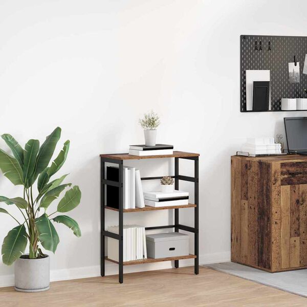 vidaXL Reg&aacute;l na knihy Star&eacute; drevo 60 x 29,5 x 81 cm Kompozitn&eacute; drevo