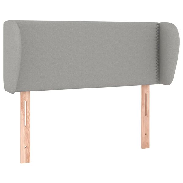 vidaXL Čelo postele so z&aacute;hybmi bledosiv&eacute; 83x23x78/88 cm l&aacute;tka