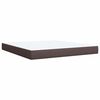 vidaXL Boxspring posteľ s matracom tmavohned&aacute; 180x200 cm l&aacute;tka