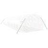 vidaXL Fóliovník s oceľovým rámom biely 36 m² 12x3x2 m