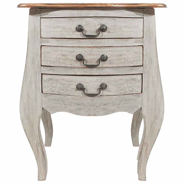 vidaXL Nočn&yacute; stol&iacute;k, mahag&oacute;nov&yacute; mas&iacute;v, 48x35x64 cm