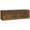vidaXL N&aacute;stenn&eacute; TV skrinky 2ks dymov&yacute; dub 100x30x30cm spracovan&eacute; drevo