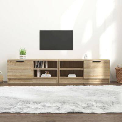 vidaXL TV stolíky 2 ks dub sonoma 80x35x36,5 cm spracované drevo
