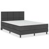 vidaXL Posteľ boxspring tmavošedá látková 180x200 cm