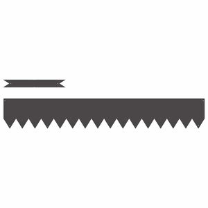 vidaXL Obrubn&iacute;k tr&aacute;vnika 10 pcs Čierna 100 x 0.05 x 20 cm