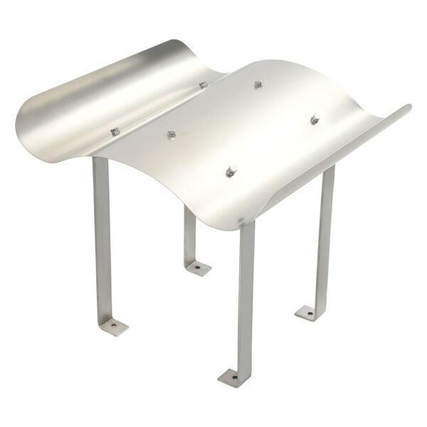 vidaXL Kom&iacute;nov&aacute; strie&scaron;ka z nehrdzavej&uacute;cej ocele, 40 x 40 x 36 cm