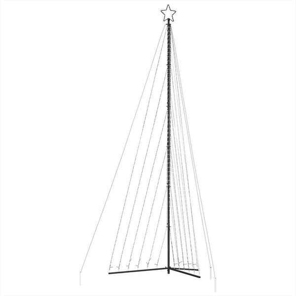 vidaXL LED vianočný stromček 789 LED studená biela 476 cm