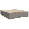 vidaXL Posteľn&yacute; r&aacute;m boxspring s matracom sivohned 180x200 cm l&aacute;tka
