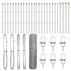 vidaXL Stĺp na plot. Strieborn&aacute;