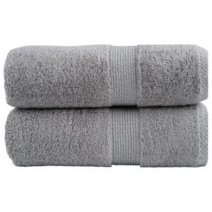 vidaXL Pr&eacute;miov&eacute; um&yacute;vacie utierky SOLUND 2 ks siv&eacute; 30x30 cm 600 g/m&sup2;