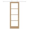 vidaXL Posuvné dvere ORKDAL Prírodná 73,5 x 211 cm