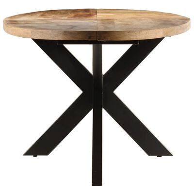 vidaXL Jedálenský stôl 240x100x75 cm surové mangovníkové drevo