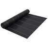 vidaXL Tkanina proti burine PP 1x50 m čierna