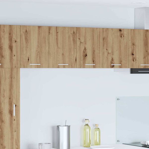 vidaXL Z&aacute;vesn&aacute; skrinka 2 pcs Remeseln&yacute; dub a biela 60 x 31 x 40 cm