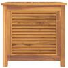 vidaXL Záhradný úložný box s vreckom 60x50x5 cm masívny teak