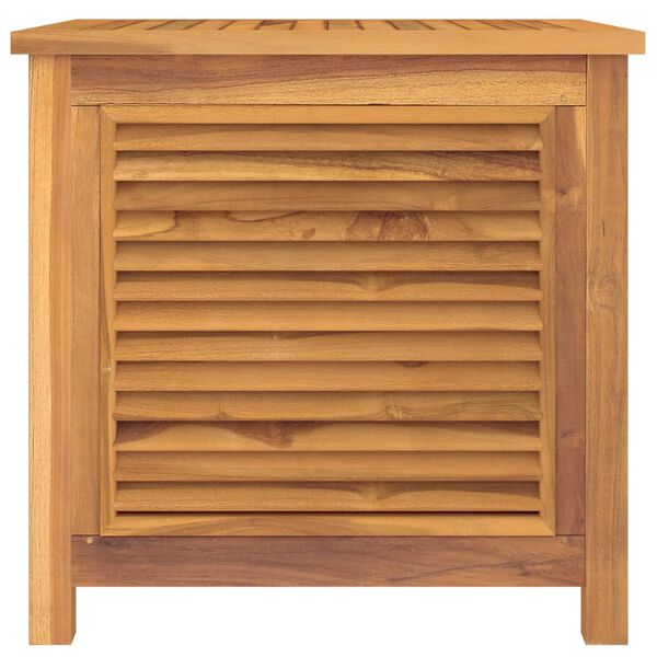 vidaXL Záhradný úložný box s vreckom 60x50x5 cm masívny teak
