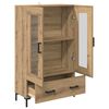 vidaXL Highboard Remeseln&yacute; dub 69,5 x 31 x 115 cm Kompozitn&eacute; drevo
