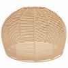 vidaXL Tienidlo na stropn&uacute; lampu &Oslash;36x26 cm železo a papier