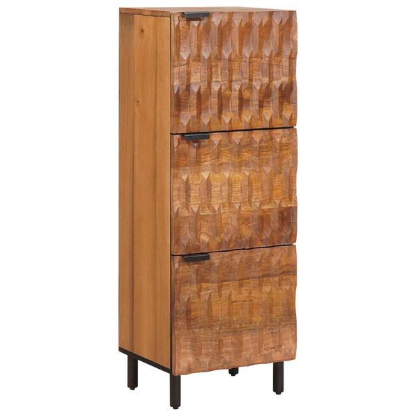 vidaXL Highboard s &uacute;ložiskom Drevit&eacute; hned&eacute; dokončenie 40 x 33 x 110 cm