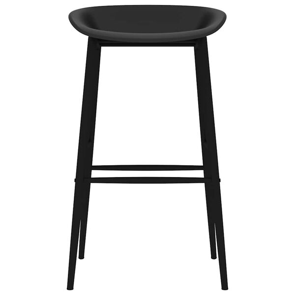 vidaXL Barov&eacute; stoličky 4 ks čierne