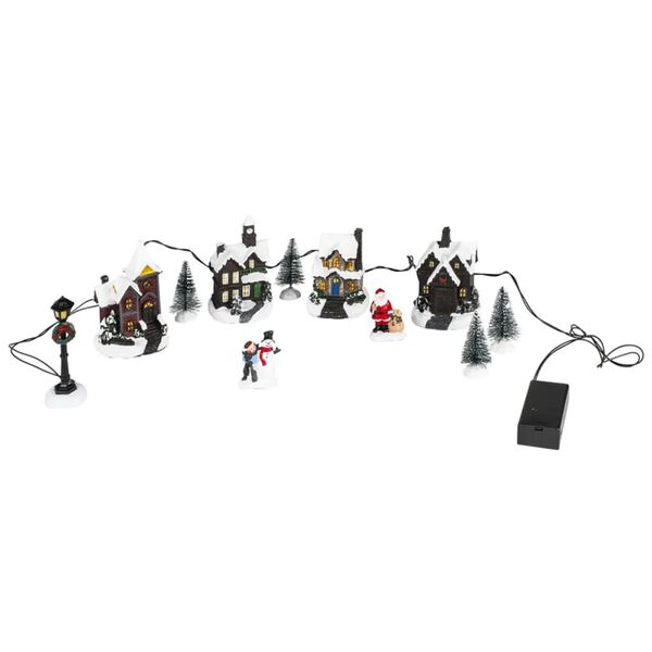 HI LED ozdobná scéna vianočnej dediny