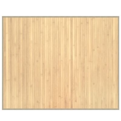 vidaXL Koberec obdĺžnikový bledý prírodný 80x100 cm bambus