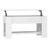 vidaXL Konferenčn&yacute; stol&iacute;k biely 101x49x52 cm spracovan&eacute; drevo