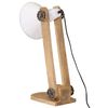 vidaXL Stolov&aacute; lampa 25 W biela 23x13x52 cm E27