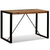 vidaXL Jed&aacute;lensk&yacute; st&ocirc;l, recyklovan&yacute; mas&iacute;v 120 cm