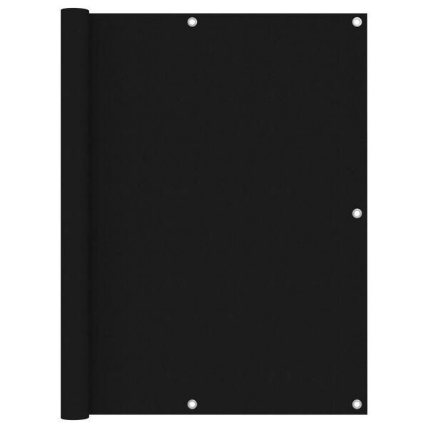 vidaXL Balk&oacute;nov&aacute; mark&iacute;za, čierna 120x600 cm, oxfordsk&aacute; l&aacute;tka