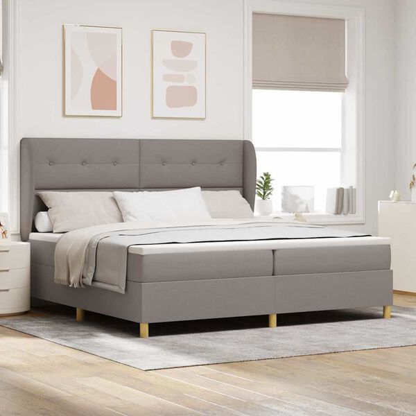 vidaXL Boxspring posteľ s matracom tmavo&scaron;ed&aacute; 90x190 cm Sivohned&aacute; l&aacute;tka