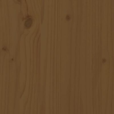 vidaXL Záhradná lavica medovohnedá 80x38x45 cm masívna borovica