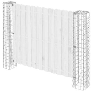 vidaXL Stĺp na plot. 2 pcs Strieborn&aacute; 20 x 20 x 190 cm Kov