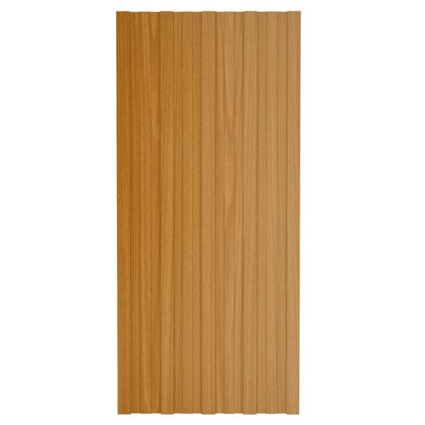 vidaXL Strešné panely 12 ks, pozinkovaná oceľ, prírodné 100x45 cm