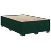 vidaXL Boxspring posteľ s matracom, tmavozelen&aacute; 120x190cm, zamat