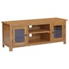 vidaXL TV skrinka 110x35x44 cm dubov&yacute; mas&iacute;v