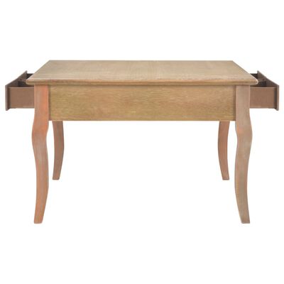 vidaXL Konferenčný stolík, hnedý 80x80x50 cm, drevo
