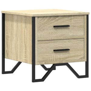 vidaXL Nočn&yacute; stol&iacute;k dub sonoma 40x41x40 cm kompozitn&eacute; drevo