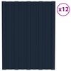 vidaXL Stre&scaron;n&yacute; panel 12 pcs Antracit 60 x 45 cm Pozinkovan&aacute; oceľ