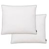 vidaXL Vank&uacute;&scaron;e s v&yacute;plňou z p&aacute;peria/peria 2 ks ťažk&eacute; 70x60 cm biele